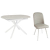 PACKAGE DEAL - Flux Motion Dining Table & x4 Flux Dining Chairs