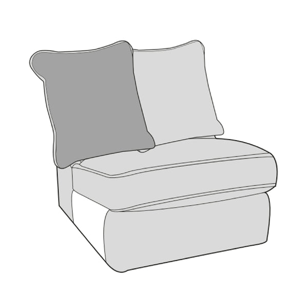 Atlantis Sofa - Armless Unit (Pillow Back)