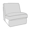 Chicago Sofa - Armless Unit (Standard Back)