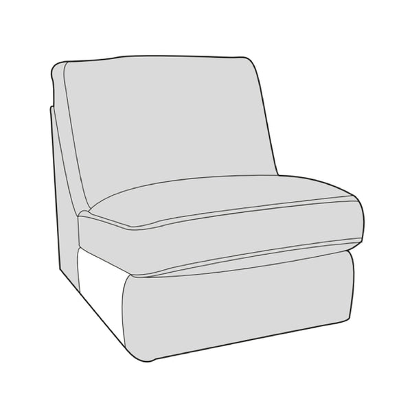 Fantasia Sofa - Armless Unit (Standard Back)