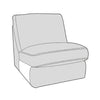 Fantasia Sofa - Armless Unit (Standard Back)