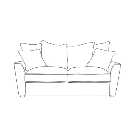 Atlantis Sofa - 2 Seater (Pillow Back)