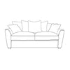 Atlantis Sofa - 3 Seater (Pillow Back)