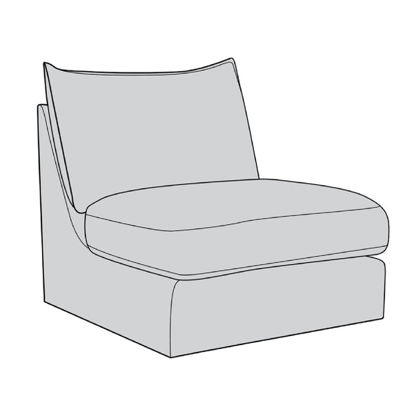 Blaise Sofa - Armless Unit