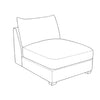 Carter Sofa - Armless Unit