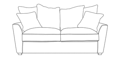 Fantasia Sofa - 2 Seater (Pillow Back)