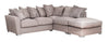 Fantasia Sofa - 2 Corner 1 With Stool (Pillow Back)