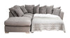 Fantasia Sofa - 1 Corner 2 Sofa Bed With Stool (Pillow Back)