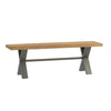 Fusion Oak Small Bench