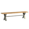 Fusion Oak Large Bench