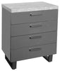 Fusion Stone Chest of Drawers - 4 Drawer