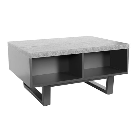 Fusion Stone Laptop Storage Coffee Table Stone Effect