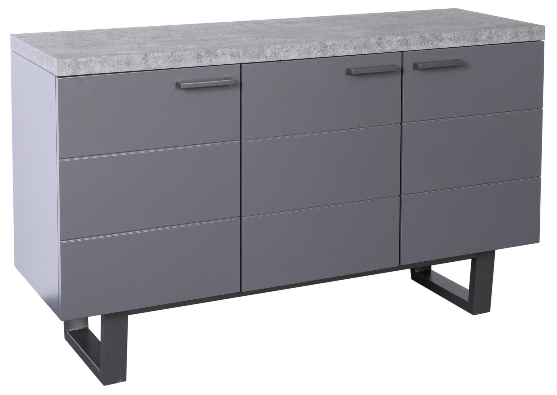 Fusion Stone 3 Door Sideboard