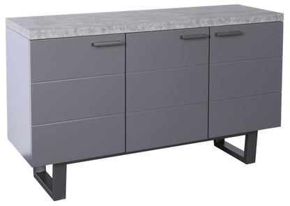 Fusion Stone 3 Door Sideboard