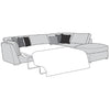 Phoenix Sofa - 2 Corner 1 Sofa Bed with Stool