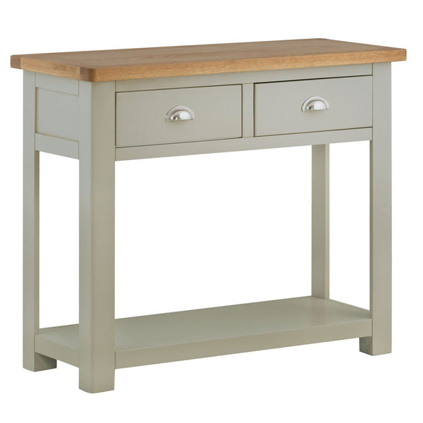 Portland 2 Drawer Console Table - Stone