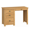 Portland Single Pedestal Office Desk - Oak