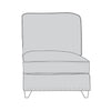 Vesper Sofa - Armless Unit (Standard Back)